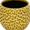 Mega Collections bloempot Drops geel D 21 H 17 cm
