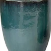 Mega Collections bloempot Genta groen D 54 H 67 cm