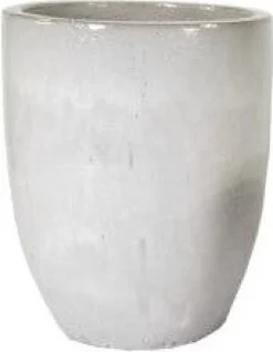 Mega Collections bloempot Marian wit D 54 H 67 cm