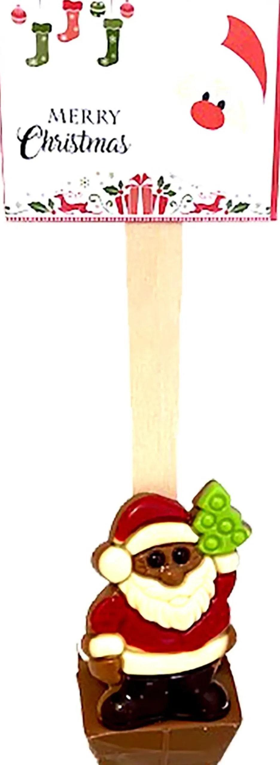 Melkchoco stick Kerstman 62 gr
