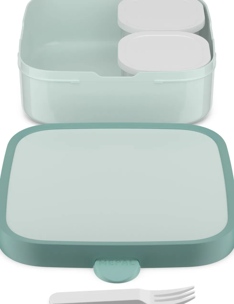 Mepal Bento broodtrommel Campus groen 18,4 x 18,2 x 6,5 cm