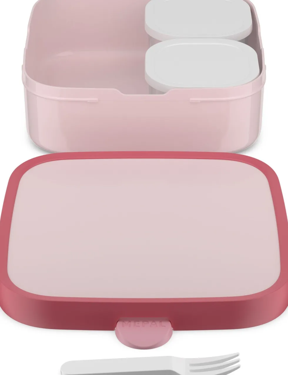 Mepal Bento broodtrommel Campus roze 18,4 x 18,2 x 6,5 cm