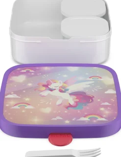 Mepal Bento broodtrommel Campus Unicorn Glow 18,4 x 18,2 x 6,5 cm