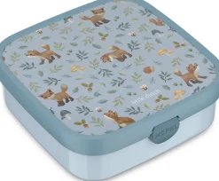 Mepal Bento broodtrommel Campus Forest Friends blauw 18,4 x 18,2 x 6,5 cm