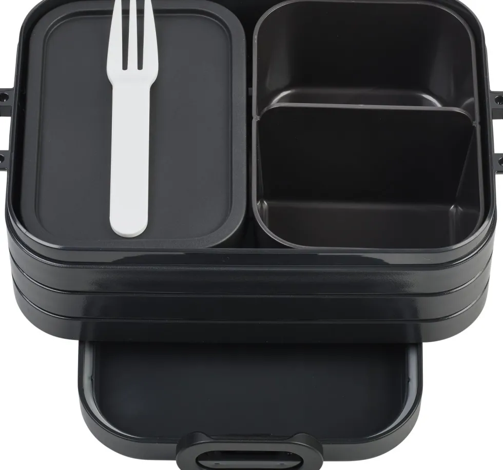 Mepal Bento lunchbox Take a Break M zwart 18,5 x 12 x 6,5 cm
