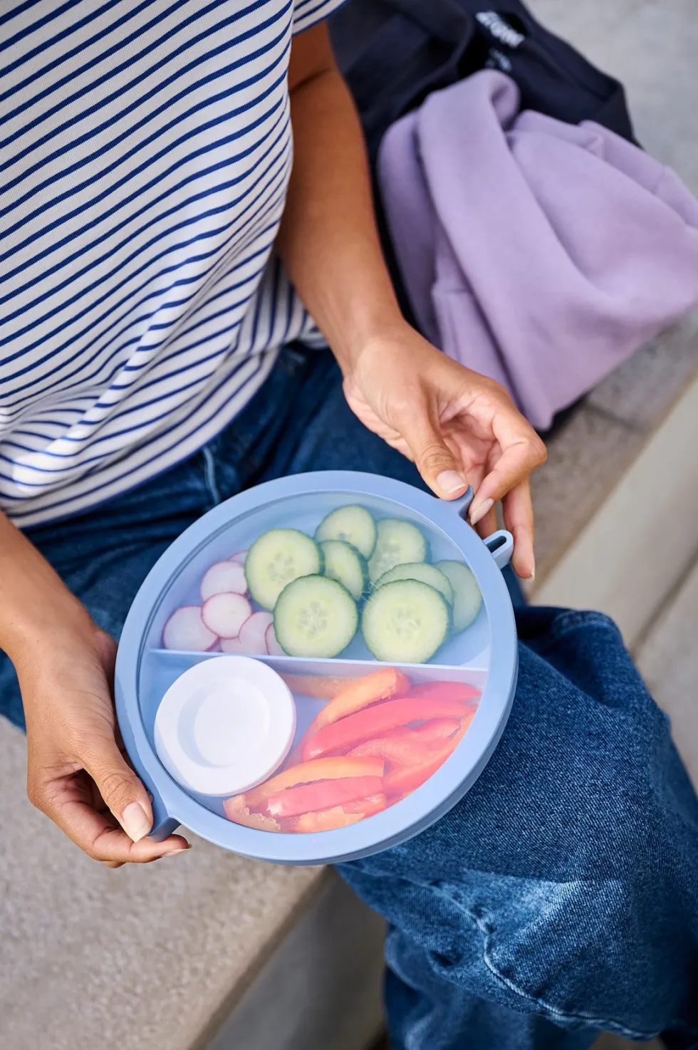 Mepal Bento lunchbox Vita blauw 24 x 20,7 x 8,5 cm