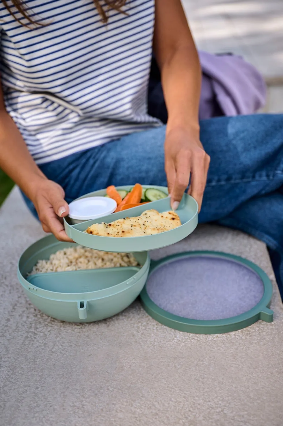 Mepal Bento lunchbox Vita lichtblauw 24 x 20,7 x 8,5 cm