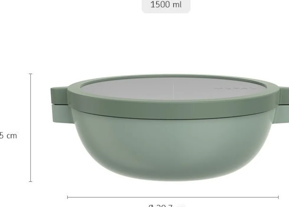 Mepal Bento lunchbox Vita zwart 24 x 20,7 x 8,5 cm