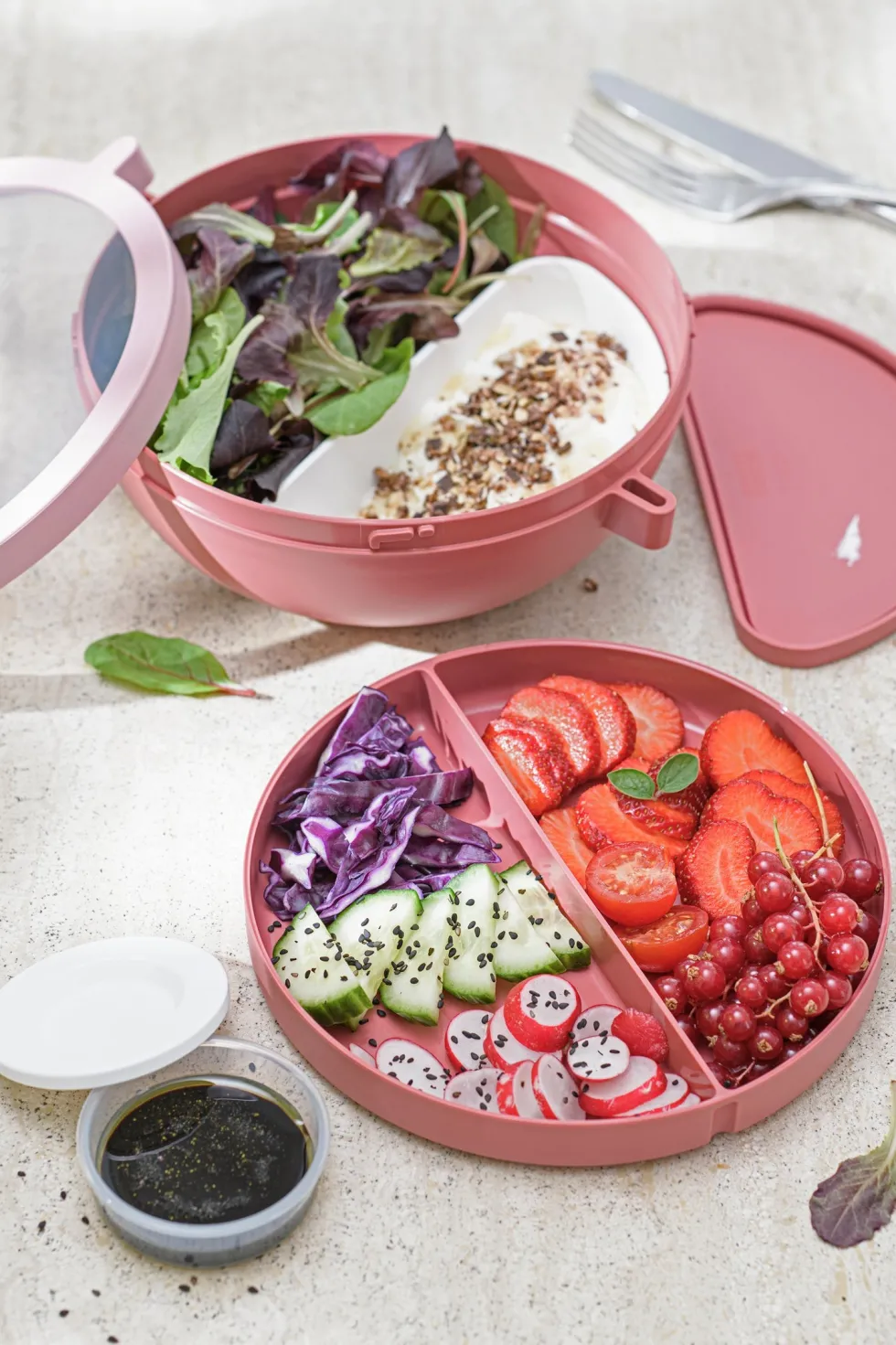 Mepal Bento lunchbox Vita zwart 24 x 20,7 x 8,5 cm