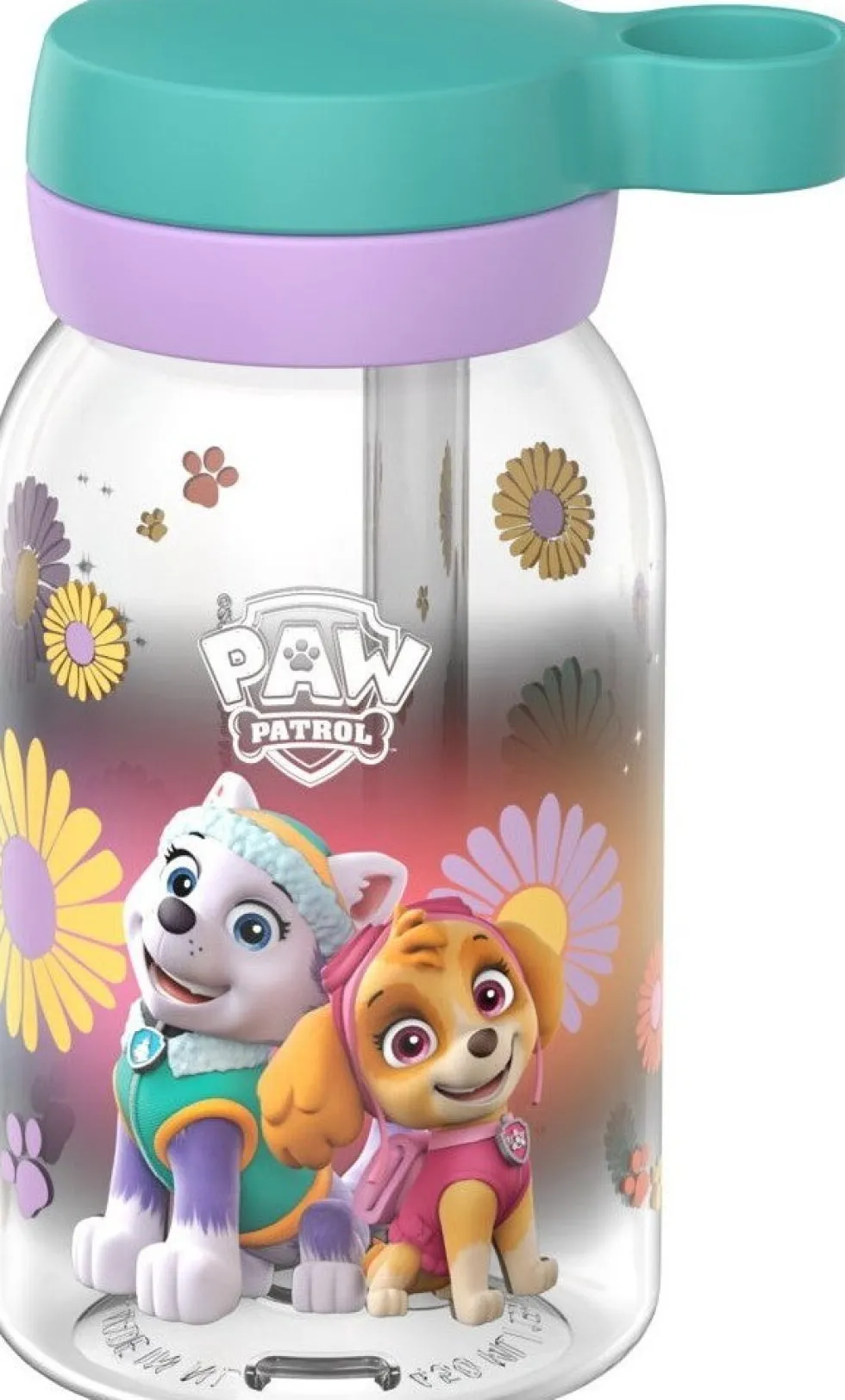 Mepal drinkfles met rietje Campus Paw Patrol Girls 450 ml