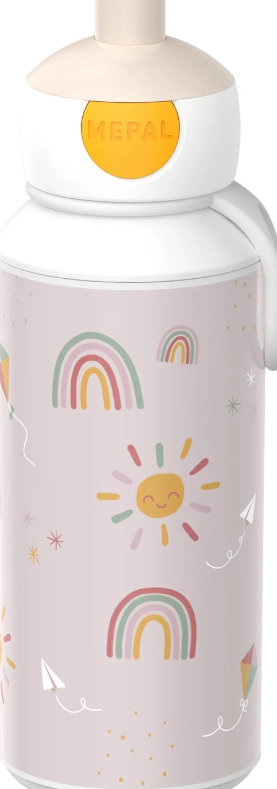 Mepal drinkfles pop-up Campus Sunshine & Rainbow 400 ml