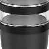 Mepal lunchpot Ellipse 3-delig zwart D 10,7 H 20 cm