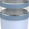 Mepal lunchpot Ellipse 3-delig blauw D 10,7 H 20 cm