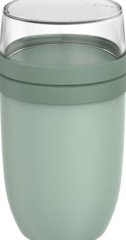 Mepal lunchpot Ellipse 2-delig groen D 10,7 H 20 cm