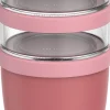 Mepal lunchpot Ellipse 3-delig roze D 10,7 H 20 cm