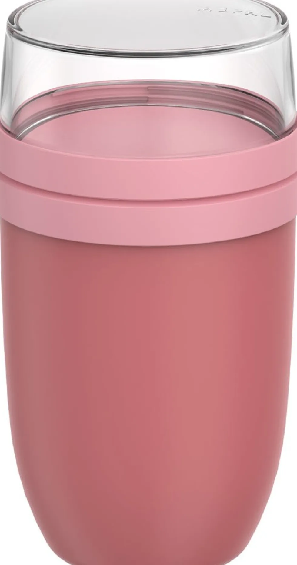 Mepal lunchpot Ellipse 2-delig roze D 10,7 H 20 cm