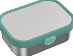 Mepal rvs broodtrommel Campus groen 17,8 x 13,2 x 6,1 cm
