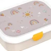 Mepal rvs broodtrommel Campus Sunshine & Rainbows 17,8 x 13,2 x 6,1 cm