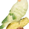 Mica Decorations beeld Papegaai groen / geel / bruin 19,5 x 11 x 27 cm
