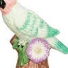 Mica Decorations beeld Papegaai roze / groen / bruin 15 x 8 x 18 cm