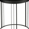 Mica Decorations bijzettafel Beth zwart D 45 H 53 cm