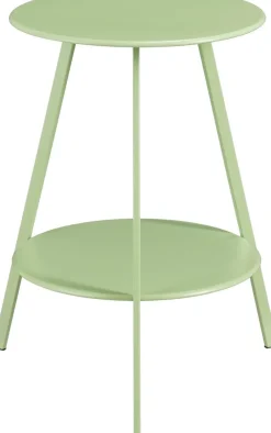 Mica Decorations bijzettafel Seatle groen D 46 H 58 cm