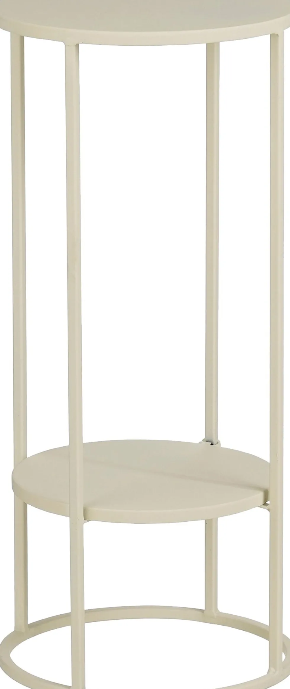 Mica Decorations bijzettafel Eline crème D 32 H 70 cm