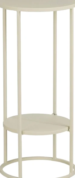 Mica Decorations bijzettafel Eline crème D 27 H 60 cm