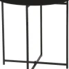 Mica Decorations bijzettafel Mikki zwart D 40 H 40 cm