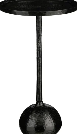 Mica Decorations bijzettafel Colin zwart D 34 H 58 cm