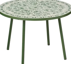 Mica Decorations bijzettafel Bologna groen D 58 H 38 cm