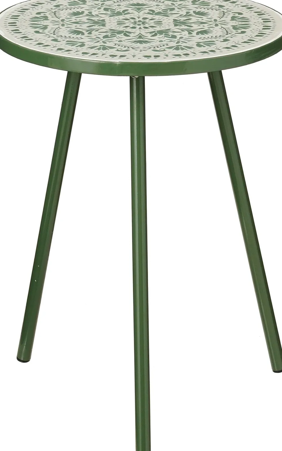 Mica Decorations bijzettafel Bologna groen D 39 H 51 cm