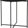 Mica Decorations bijzettafel Mikki zwart D 45 H 45 cm