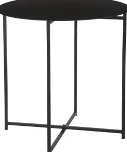 Mica Decorations bijzettafel Mikki zwart D 45 H 45 cm