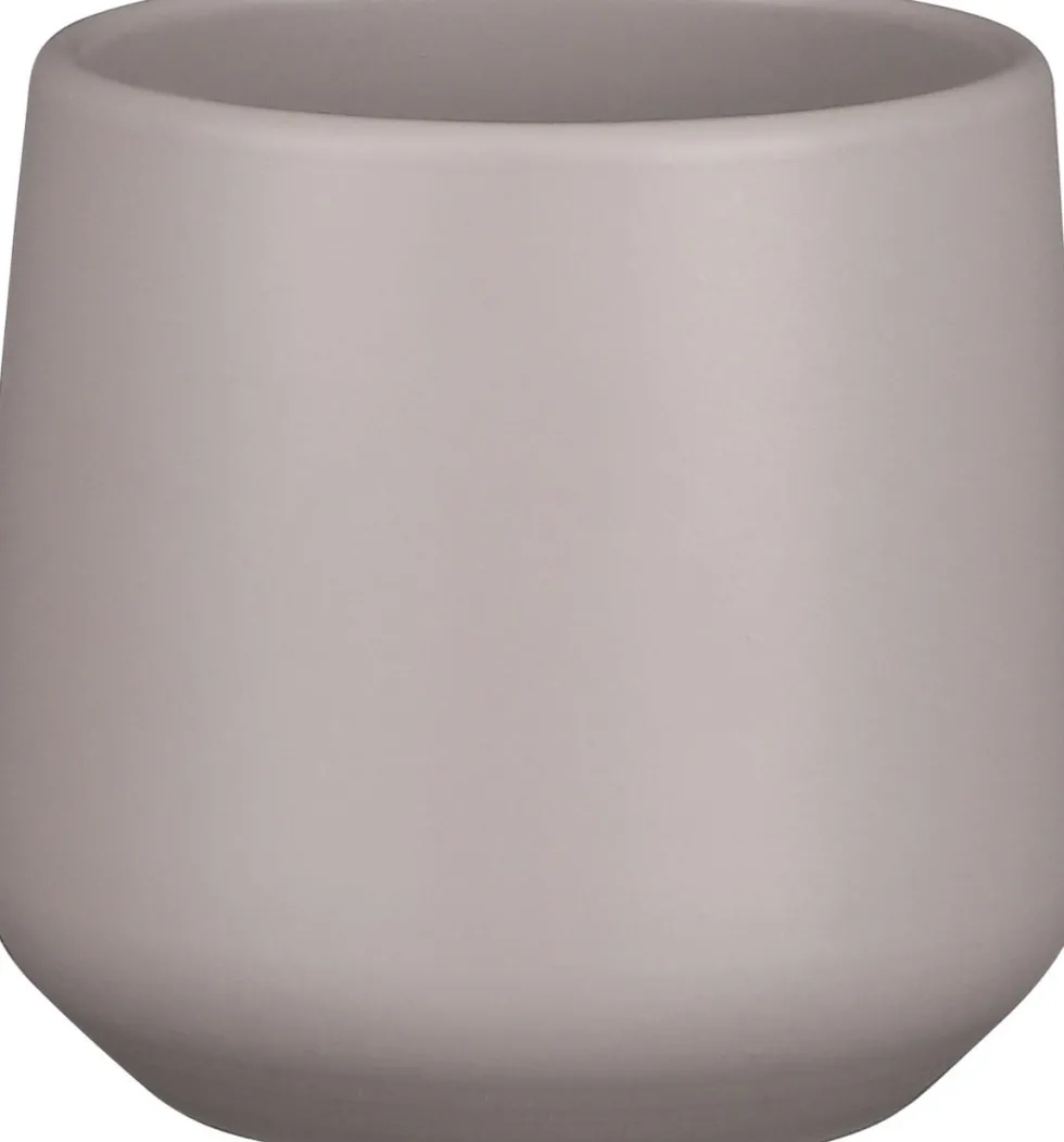 Mica Decorations bloempot Amber taupe D 12,5 H 13,5 cm