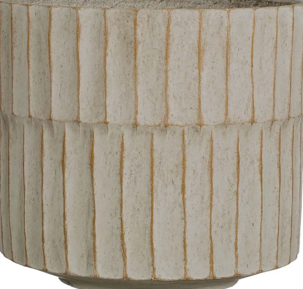 Mica Decorations bloempot Apiro crème D 31 H 27 cm