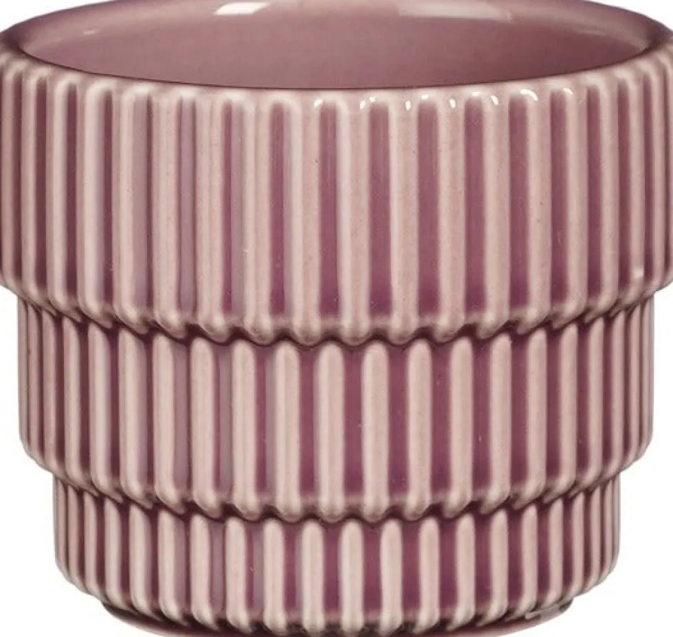 Mica Decorations bloempot Cella paars D 7,5 H 6 cm