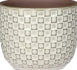 Mica Decorations bloempot Daan wit D 7,5 H 7,5 cm