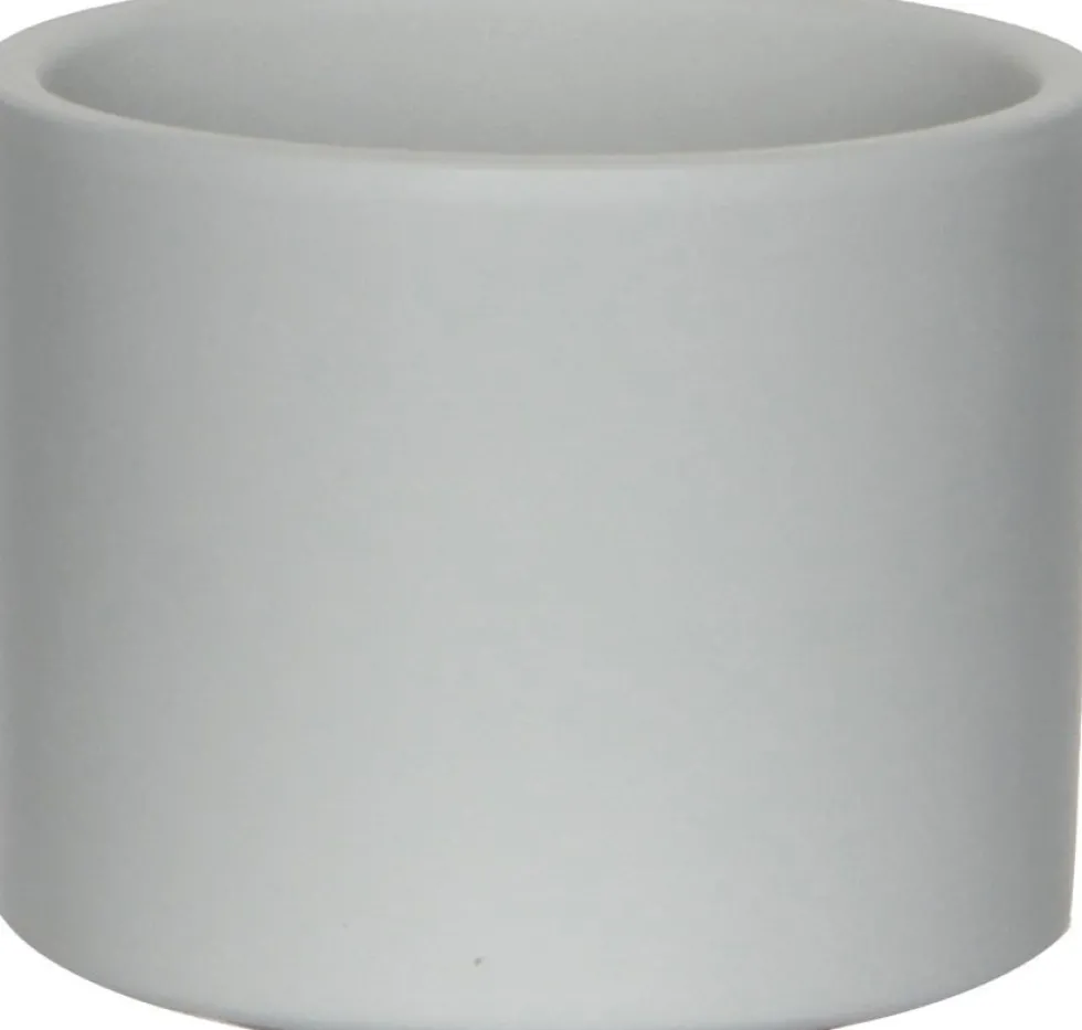 Mica Decorations bloempot Era licht grijs D 10,5 H 9 cm