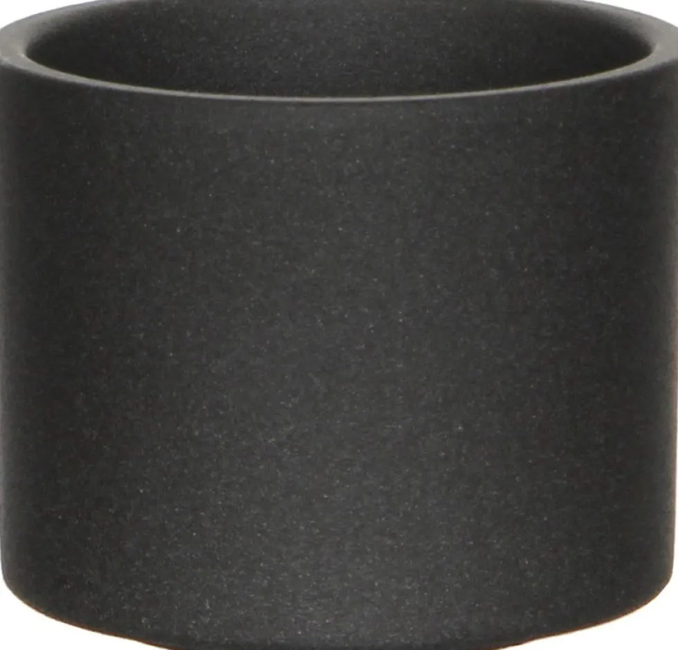 Mica Decorations bloempot Era donker grijs D 10,5 H 9 cm