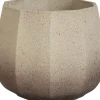 Mica Decorations bloempot Lennart taupe D 20,5 H 16,5 cm