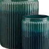 Mica Decorations bloempot Lugano blauw D 39,5 H 55 cm
