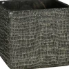 Mica Decorations bloempot Siri grijs 14 x 14 x 12,5 cm