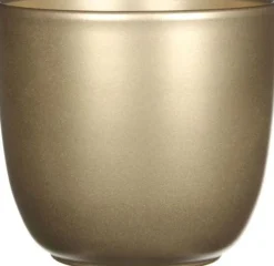 Mica Decorations bloempot Tusca goud D 13,5 H 13 cm