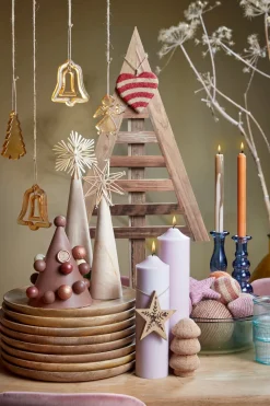 Mica Decorations bord Duko bruin D 30 H 2 cm