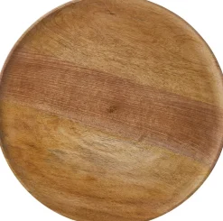Mica Decorations bord Duko bruin D 40 H 2 cm