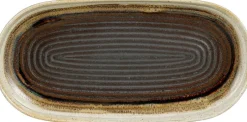 Mica Decorations bord Ethan wit / zwart 23 x 11,5 x 2,5 cm