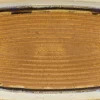 Mica Decorations bord Ethan wit / bruin 23 x 11,5 x 2,5 cm