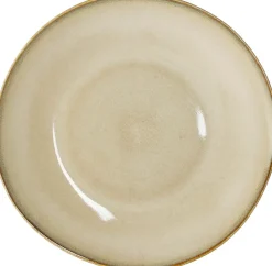 Mica Decorations bord Racco beige D 18 H 2 cm