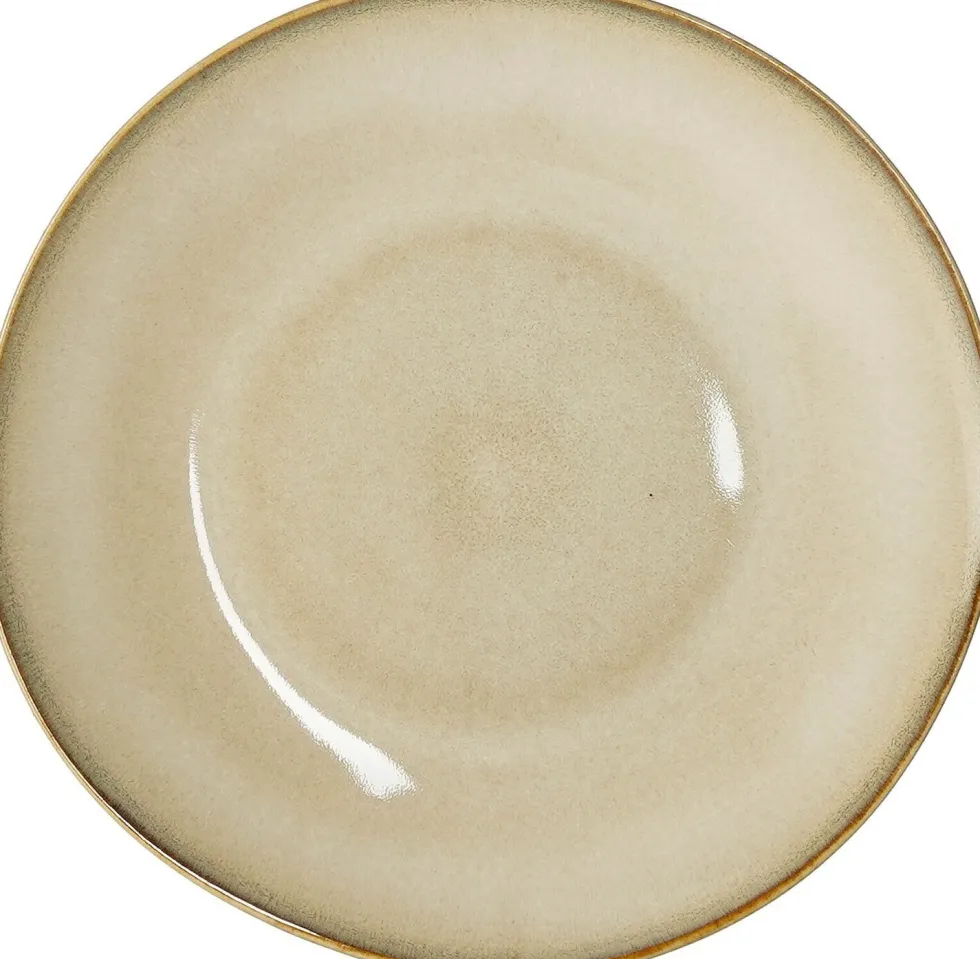 Mica Decorations bord Racco beige D 18 H 2 cm